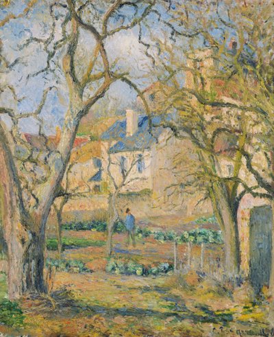 Groentetuin door Camille Jacob Pissarro